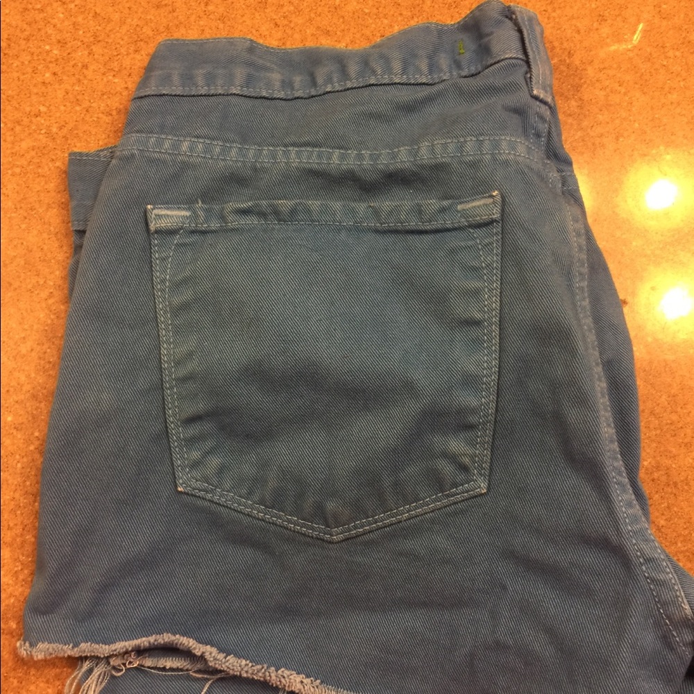 J brand blue shorts